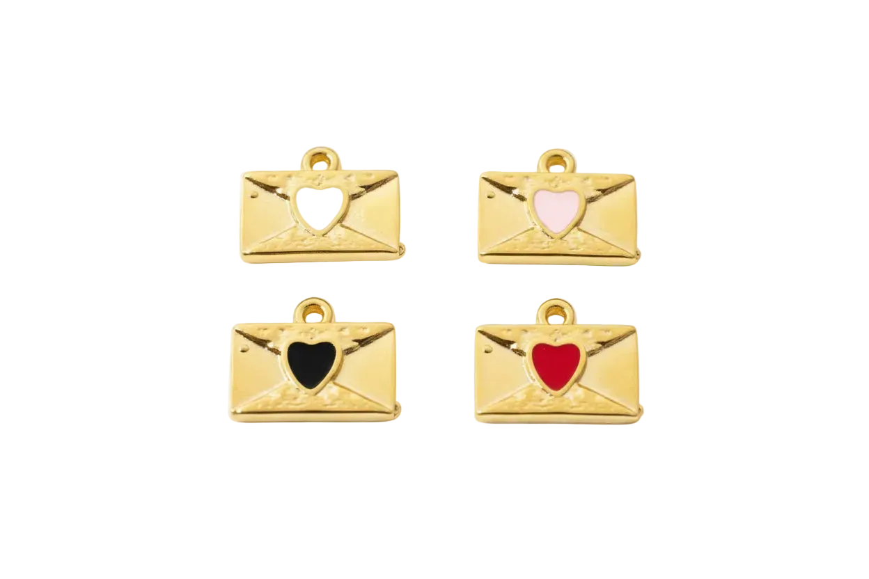 Herz Briefkarten Charm