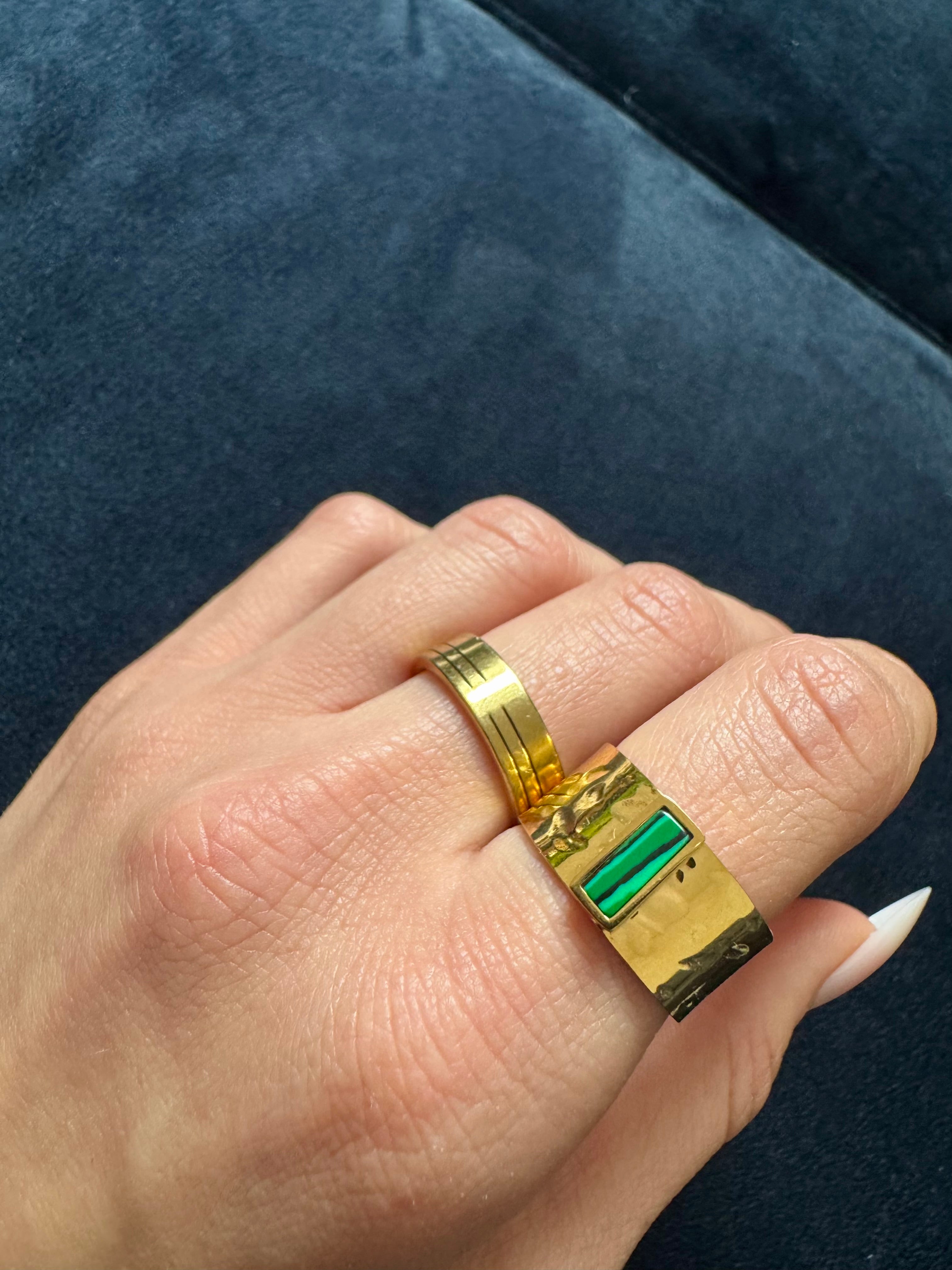 Green Chic Ring| 316L