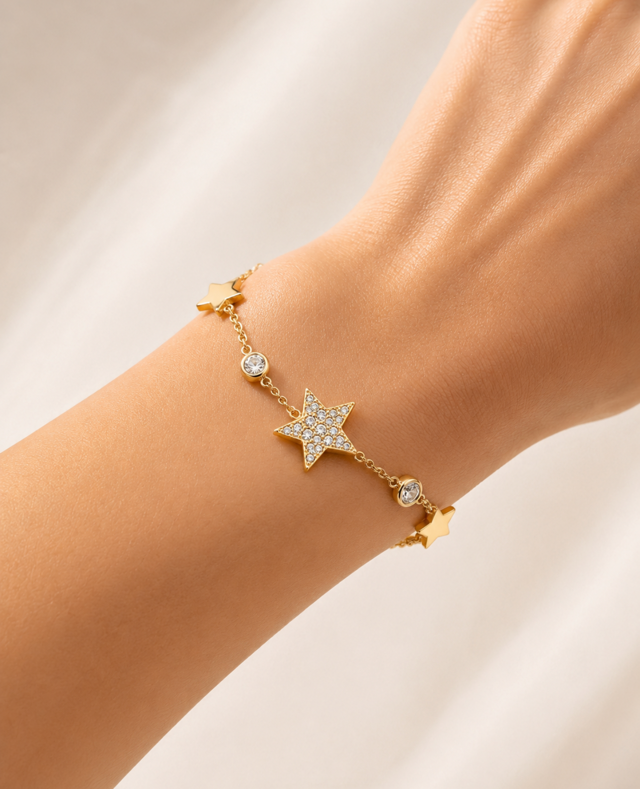 Celestial Star Charm Bracelet
