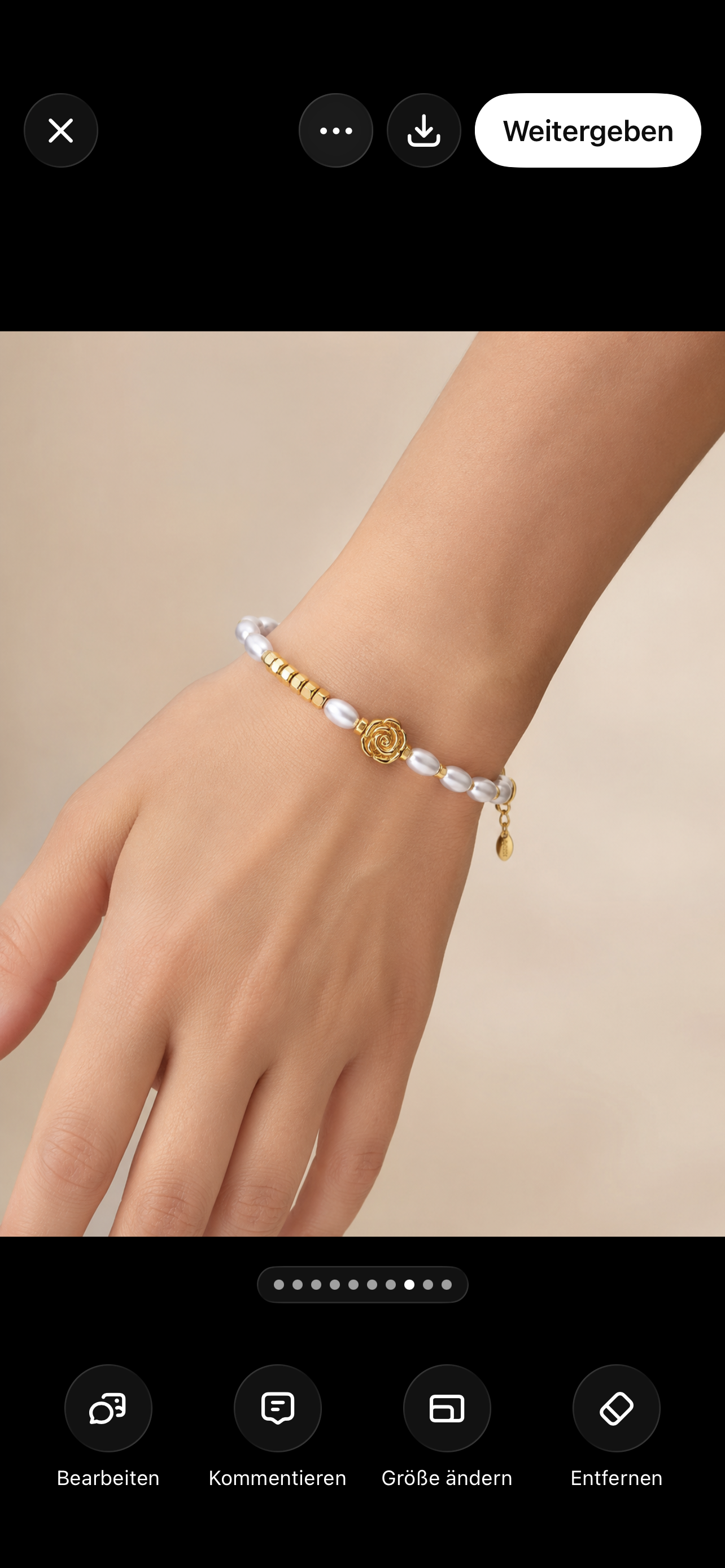Rosé Pearl Bracelet
